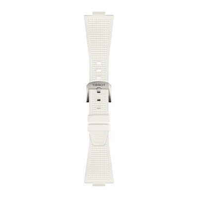 correa de silicona Tissot T852.048.463 (para el modelo Tissot PRX 40mm), blanco