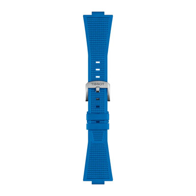 correa de silicona Tissot T852.049.577 (para el modelo Tissot PRX 40mm), azul, Quick Release