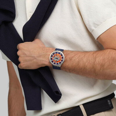 Swatch Orange in the Works SB07S114