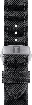 Correa textil negra Tissot T852.043.157, 21mm