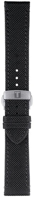 correa textil Tissot T852.043.157 21mm, negro, Quick Release