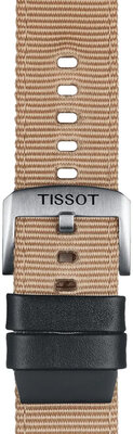 Correa textil beige Tissot T852.046.752, 22mm