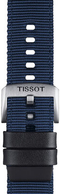 Correa textil azul Tissot T852.046.754, 22mm