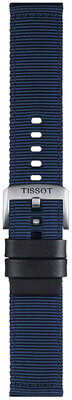 correa textil Tissot T852.046.754 22mm, azul, Quick Release