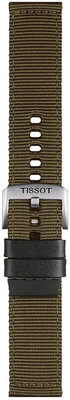correa textil Tissot T852.046.756 22mm, verde, Quick Release