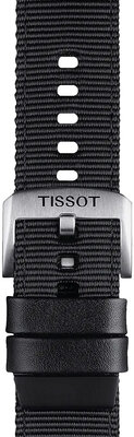 Correa textil negra Tissot T852.046.769, 22mm