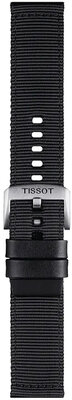 correa textil Tissot T852.046.769 22mm, negro, Quick Release