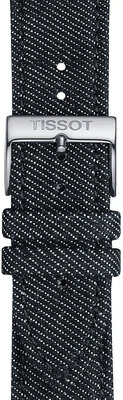 Correa textil azul Tissot T852.046.779, 22mm