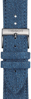 Correa textil azul Tissot T852.046.781, 22mm