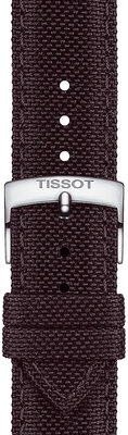 Correa textil marrón Tissot T852.048.181, 21mm
