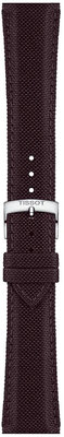 correa textil Tissot T852.048.181 21mm, marrón, Quick Release