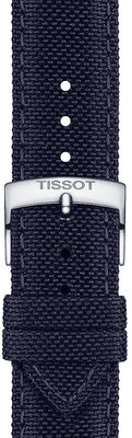 Correa textil azul Tissot T852.048.185, 21mm