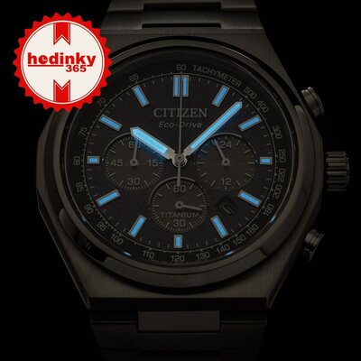 Citizen Sports Eco-Drive Super Titanium Chronograph CA4610-85L