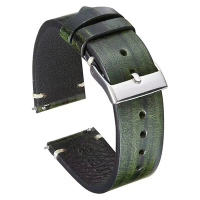 Correa de cuero Ricardo Firenze, verde, Quick Release