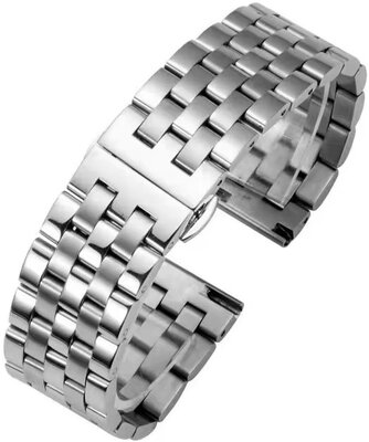 Pulsera de acero plateado Ricardo Genova