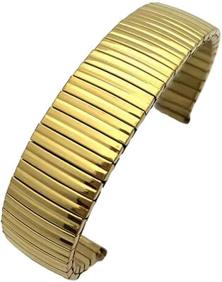 brazalete metálico Ricardo Torrino, dorado