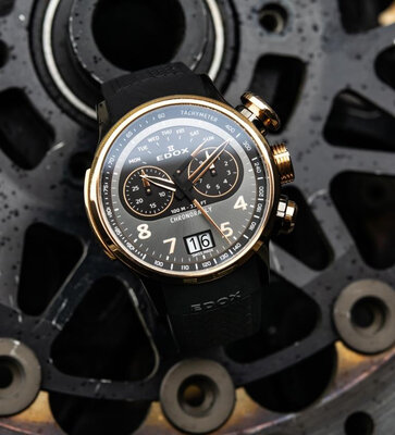 Edox Chronorally Quartz 38003-tingr-grn