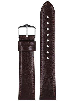 correa de cuero Hirsch Osiris M 03475110NQ-1, marrón, piel de ternero, longitud M