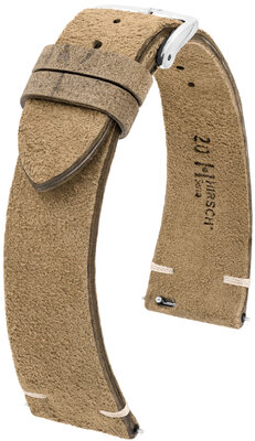 Correa de piel Hirsch Serro L 05564070-2, marrón, piel de antílope, Edición limitada