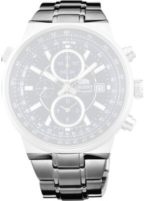 brazalete de acero inoxidable Orient PDFDSSS 26mm (para modelo TT15), plateado