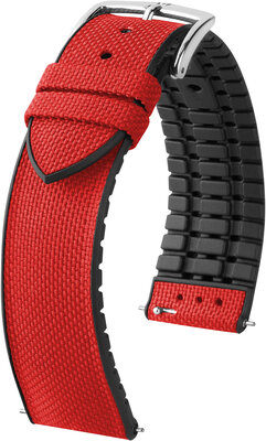 Correa Hirsch Arne M 0925090120-2, rojo, textil