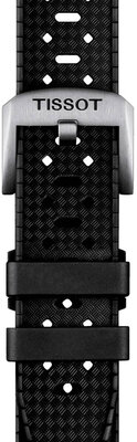 Correa de caucho Tissot T852.049.628 20mm, negra