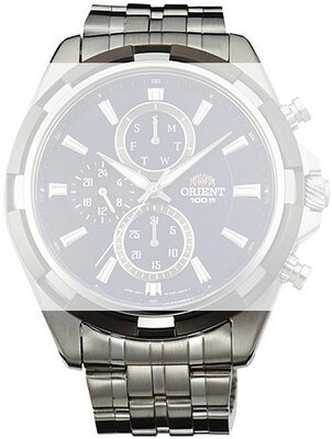 brazalete de acero inoxidable Orient PDEZWSS 24mm (para UY01), plateado
