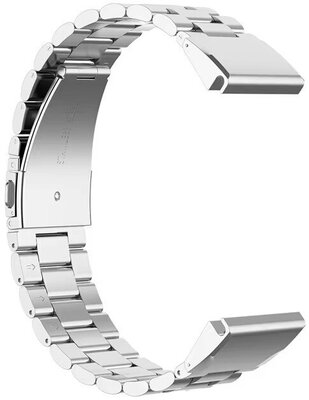 Pulsera de acero Ricardo 26mm (para Garmin Fenix 7/6/5, Epix 2, etc.), plata, QuickFit