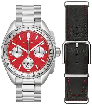 Bulova Lunar Pilot Quartz Chronograph 96K115 (+ correa de repuesto)