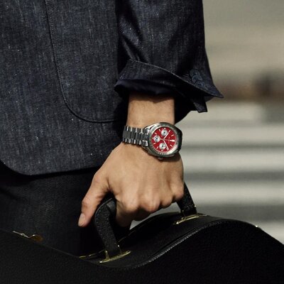 Bulova Lunar Pilot Quartz Chronograph 96K115 (+ correa de repuesto)