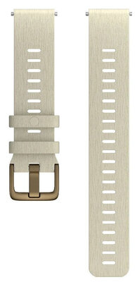 Correa de silicona Polar Pacer 20mm, blanca, talla S-L