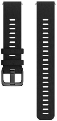 Correa de silicona Polar Pacer 20mm, negra, talla S-L