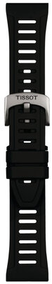Correa de silicona Tissot T852.049.249 21mm, negro (talla XS), Quick Release