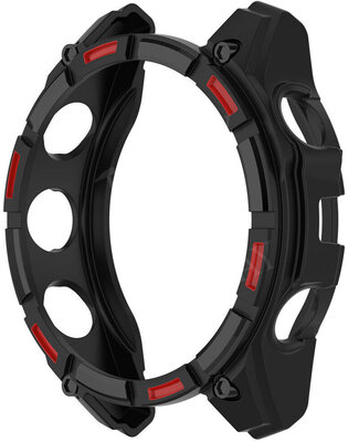 Funda protectora (para Garmin Enduro 3), silicona, roja y negra