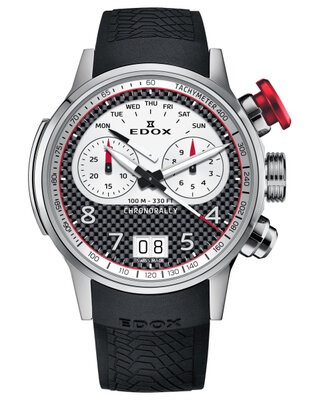 Edox Chronorally Cronógrafo 45 38003-tinrcanbr BMW Edición Limitada 600pcs (+ 4 correas de repuesto)