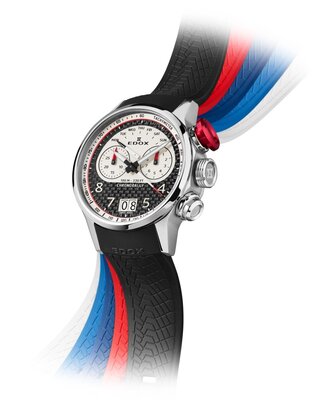 Edox Chronorally Chronograph 45 38003-tinrcanbr BMW Limited Edition 600pcs (+ 4 correas de repuesto)