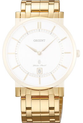 brazalete de acero inoxidable Orient PDDRQAA 20mm (para el modelo GW01), dorado