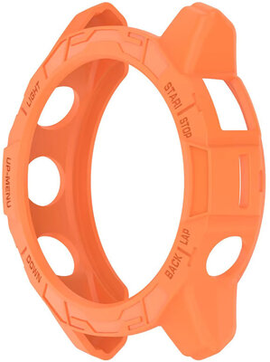 Funda protectora (pro Garmin Fenix 7/Epix 47 mm), plástico, naranja