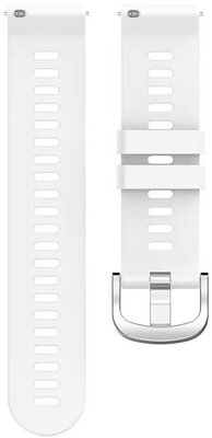 correa de silicona Ricardo 20mm (para Garmin Venu, Venu Sq, Venu Sq 2, Venu 2 plus etc.), blanca, Quick Release
