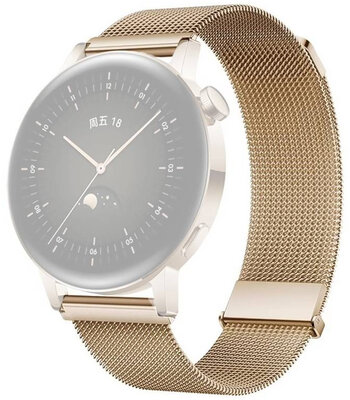 Pulsera de acero Ricardo Milanese, oro, magnética 20mm