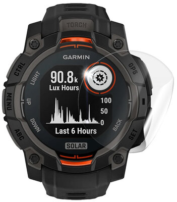 Película protectora Pantalla para reloj Garmin Instinct 3, 45mm