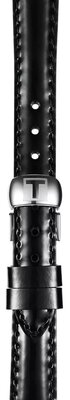 Correa de piel Tissot T852.036.538 12mm, negra