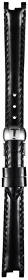 Correa de piel Tissot T852.036.538 12mm, negro