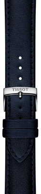 Correa de piel Tissot T852.050.303 20mm, negra, vegana