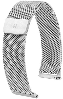 Pulsera de acero Hirsch Milanaise L 30161434-2, plata, magnética