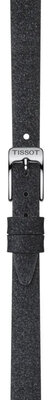 Correa sintética Tissot T852.048.076 9mm, negra