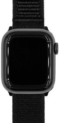 Correa textil Hirsch Vocem L 41409050-5, negro, velcro, longitud L, Quick Release