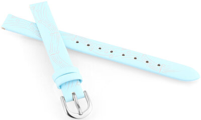 Correa de piel JVD RJ7222.2 10mm, azul, niños