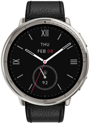 Amazfit Active 2 Premium (Round) Black Leather (+ correa de repuesto)