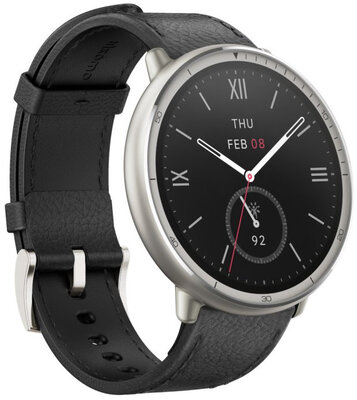 Amazfit Active 2 Premium (Round) Black Leather (+ correa de repuesto)